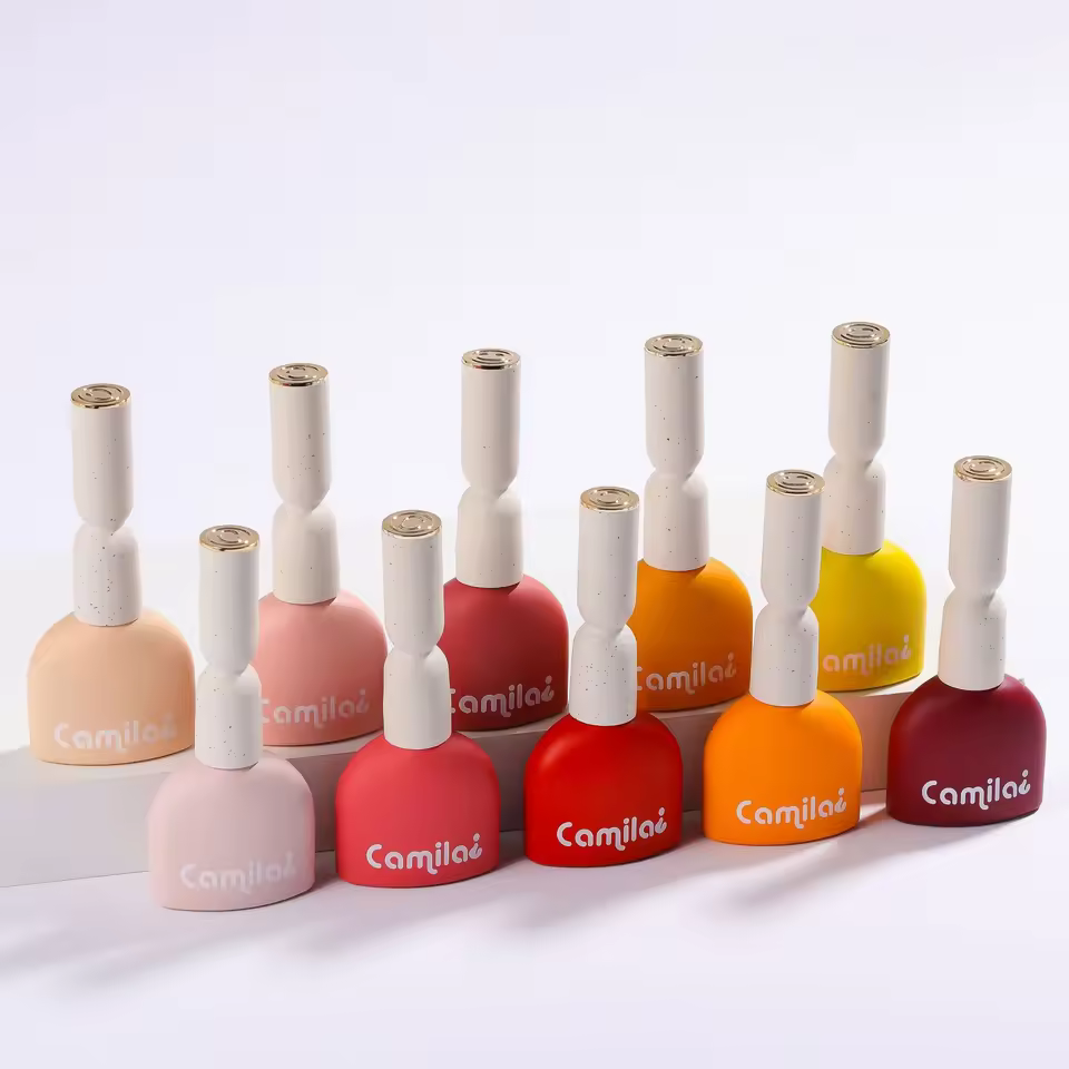 Camila Exclusive 87-color Uv Led Nail Gel Polish Long-lasting French Style Diy Top Liquid Neon Bottle Packing