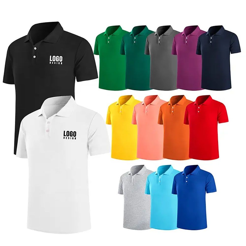 OEM/ODM Blank Short Sleeved 100% Cotton Pique High Quality Mens Polo Shirts