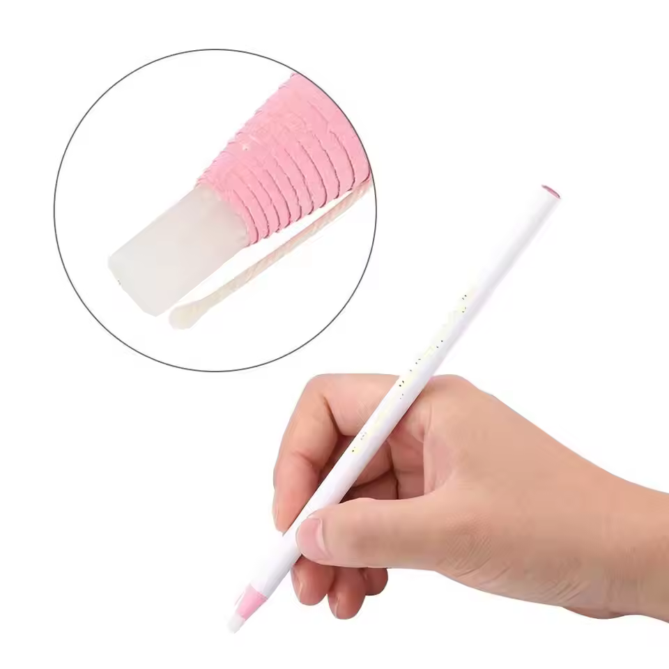 Industrial Sewing Mark Pencil White Invisible Erasable Fabric Pencils Heat Erase Pen For Sewing Marking And Tracing