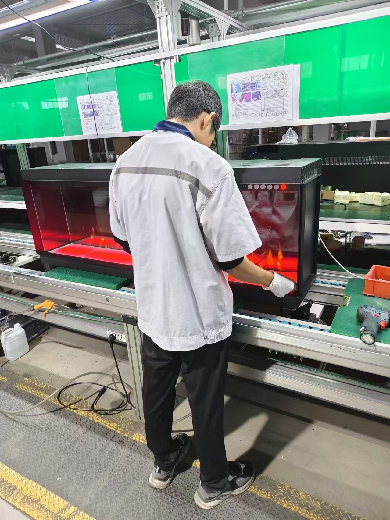 Home Decoration Cultured Marble Fireplace & Cheap Stone Electric Fireplace