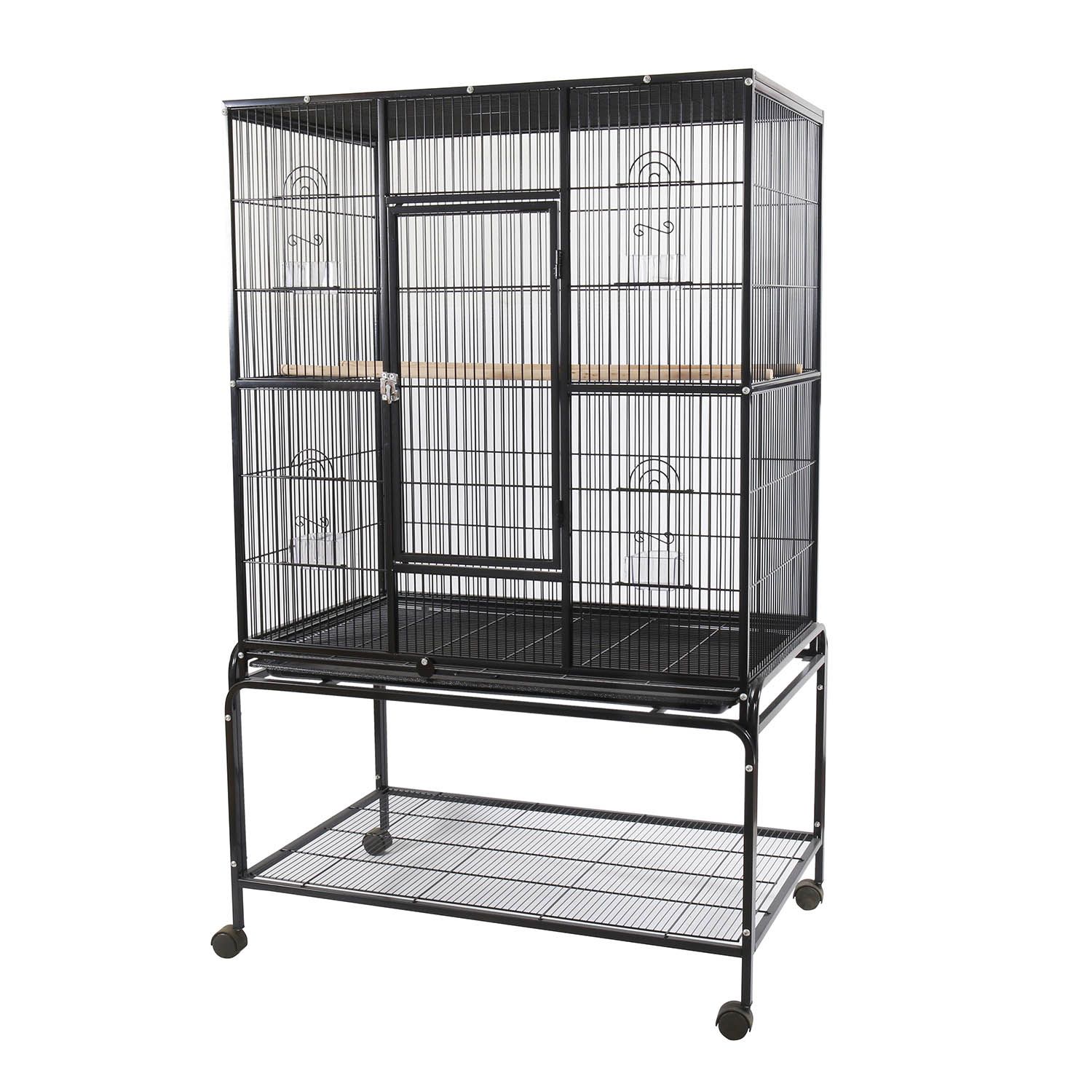Large Pet House Birds Bird Cage Canary Breeding Cages Movable Splice Pigeon Parrot Bird Breeding Cage with Stand