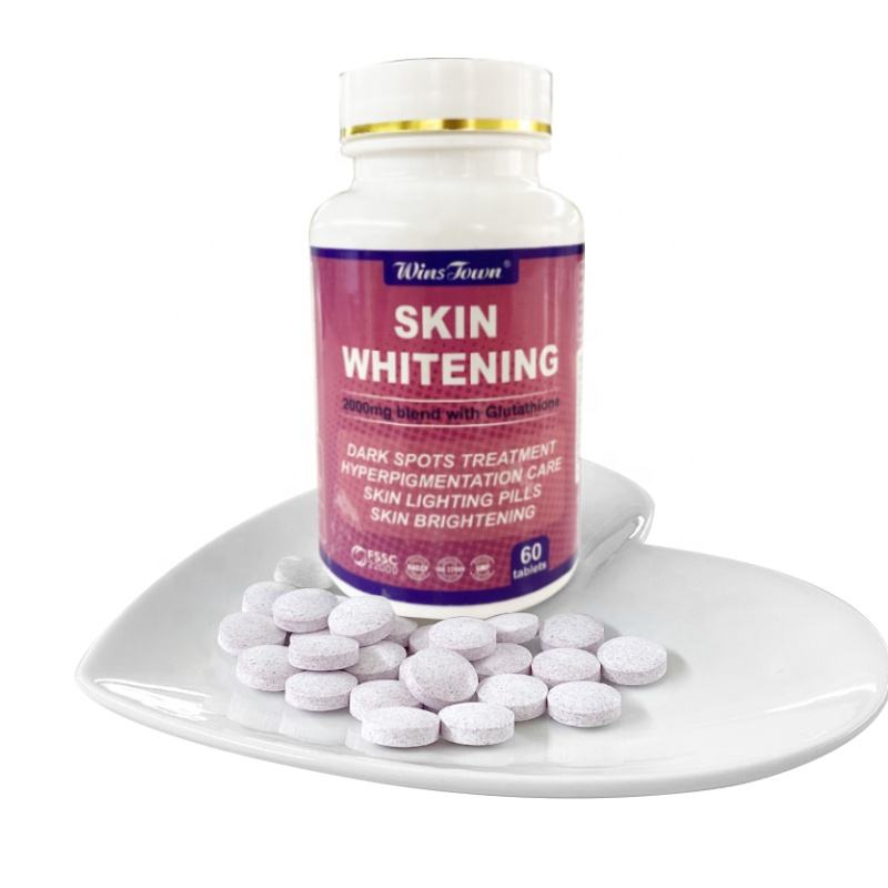 Healthy Beauty Product Effective Skin Body Whitening Pills Fish Collagen Swollowing Pills Chewable Tablets