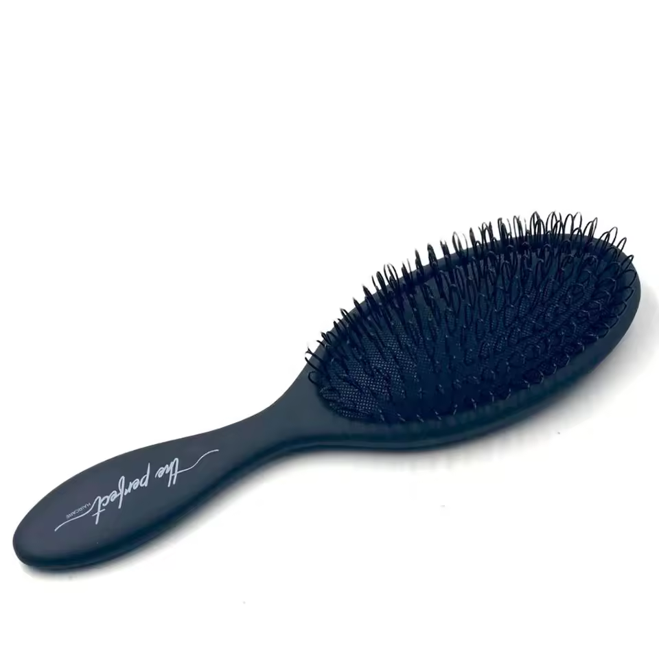 Cheap Sample Professional Wig Brush Plastic Loop Cushion Hair Brush For Extensions U Pin Hair Extension Brush
