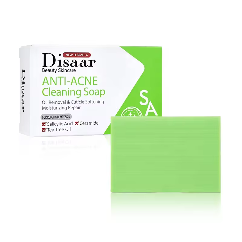 Disaar Anti Acne Salicylic Acid Oil Removal Cuticle Softener Cleaning Handmade Body Soap
