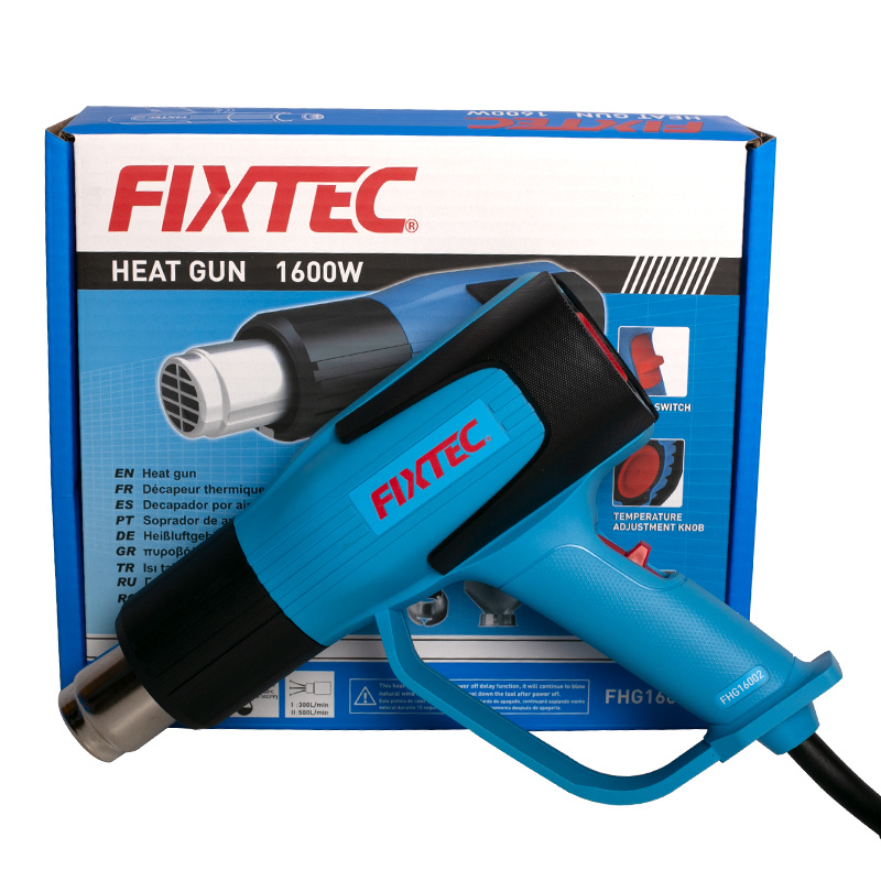 Fixtec High Quality Manual 2000W Electric Welding Hot Air Heat Gun for Shrink Tubing