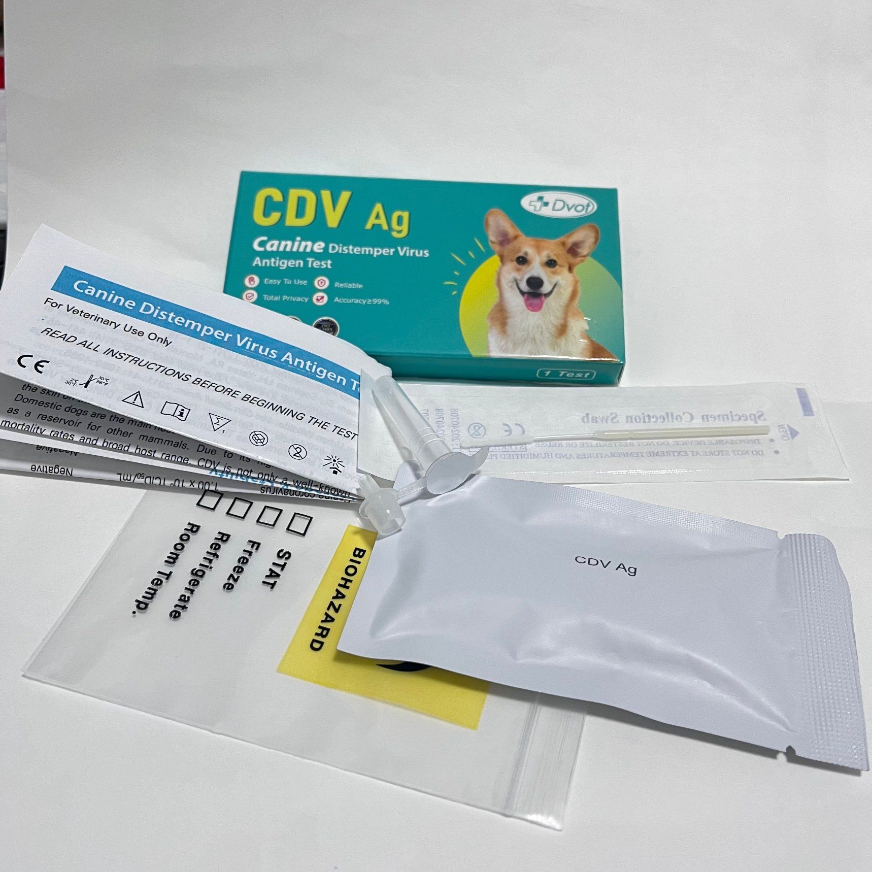 Factory Wholesale Rapid Test Kit HCG Urine Pregnancy Ovulation Cpv Cdv Ccv Civ Fpv Dog and Cat Animal AG Ab Thc Alc Typhoid Malaria Dengue Hc Home Test Strip Pr