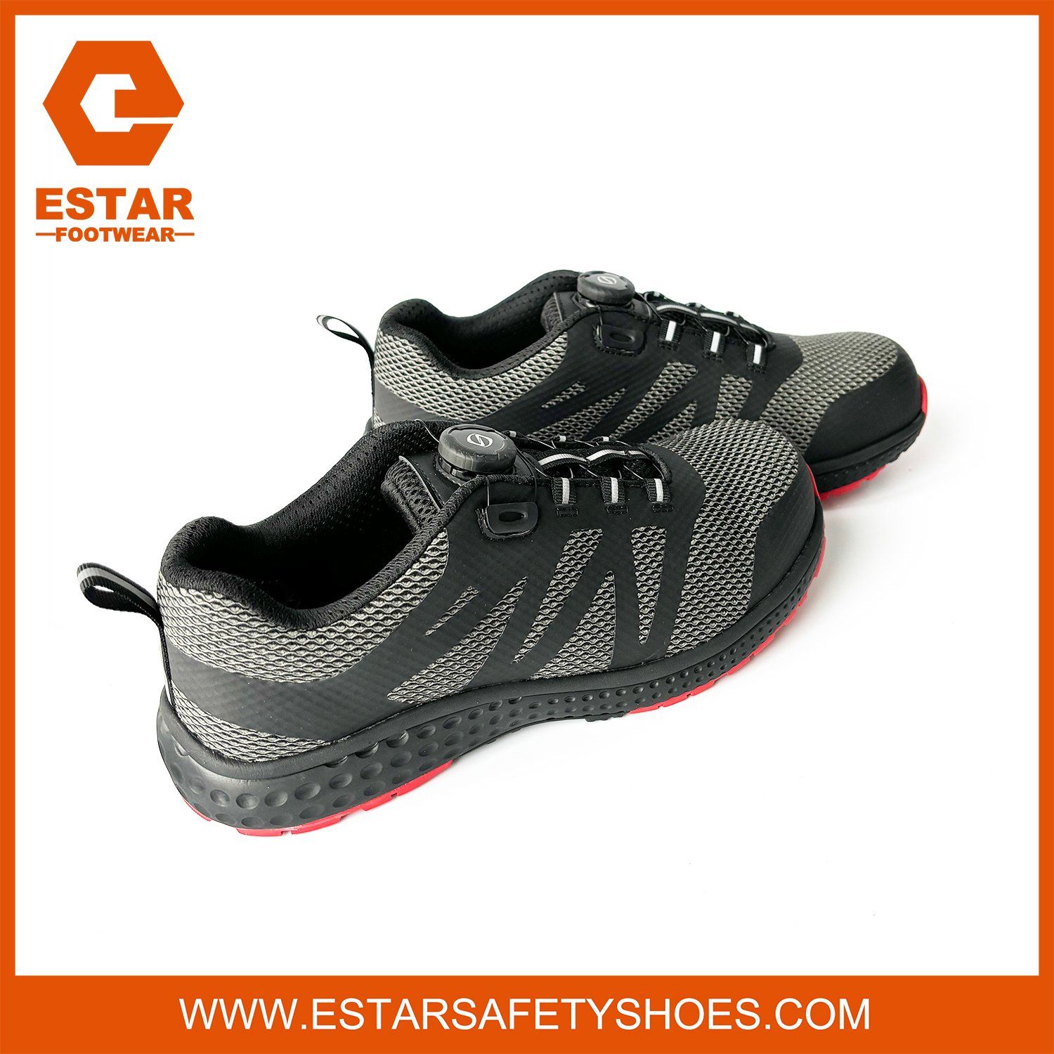 Light Industry Daily Use Boa Lace Fast Release PPE Safety Shoes