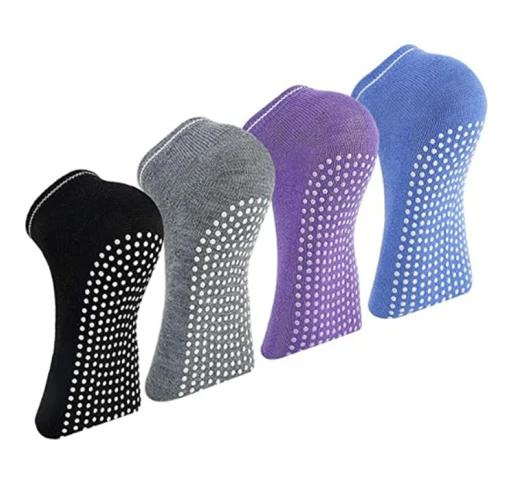 Non Slip Grip Socks for Hospital, Yoga, Trampoline, Barre & Home