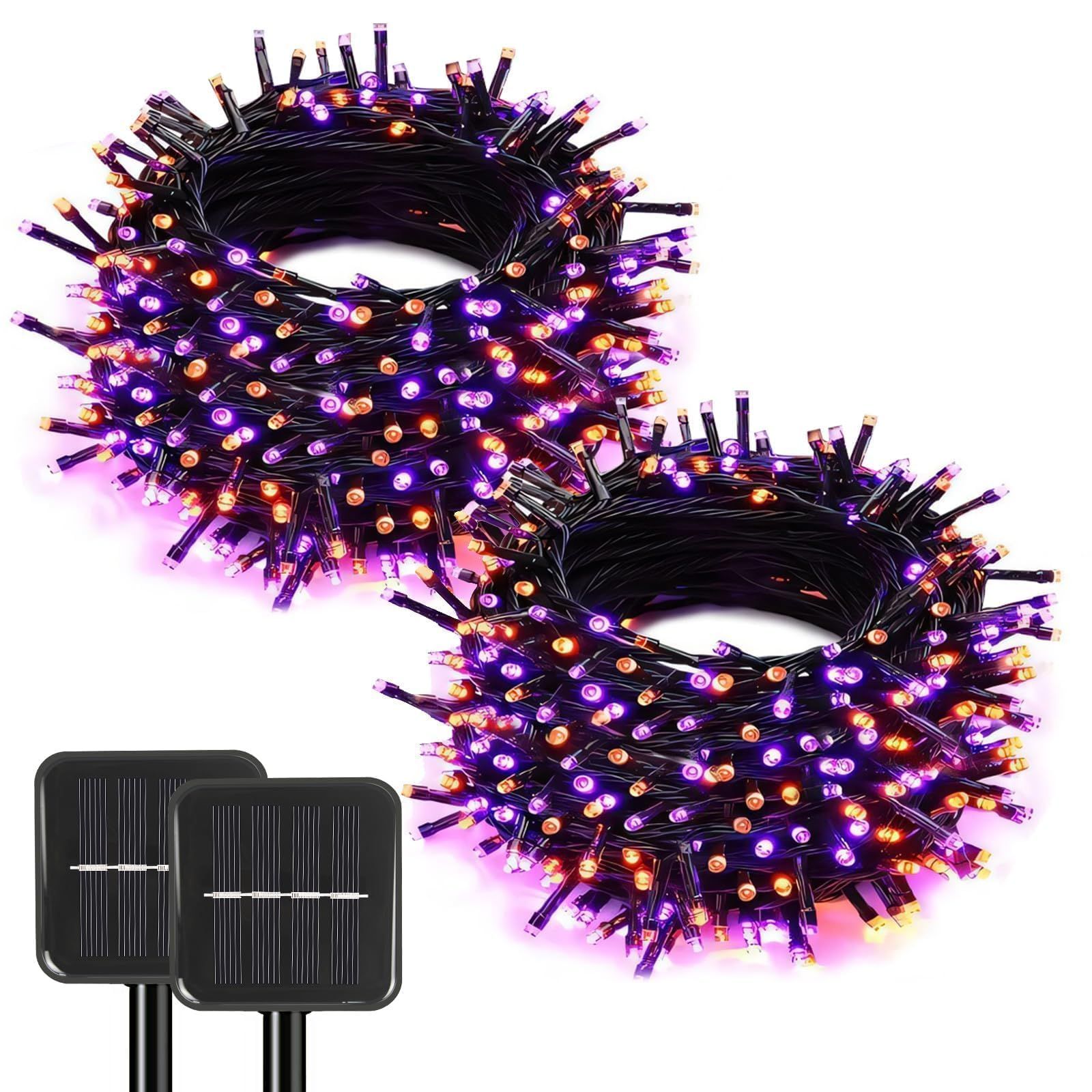 Solar String Lights for Outdoor Decoration, Multicolor LED Lights for Holiday, Festival, Balcony