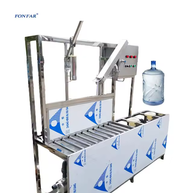 Small 5 Gallon Mineral Water Filling Machine Production Line Factory Capping Labeling Machine / Bottle Washing And Filling