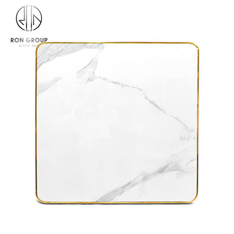 Commercial Coffee Shop Restaurant Luxury Marble Table Top