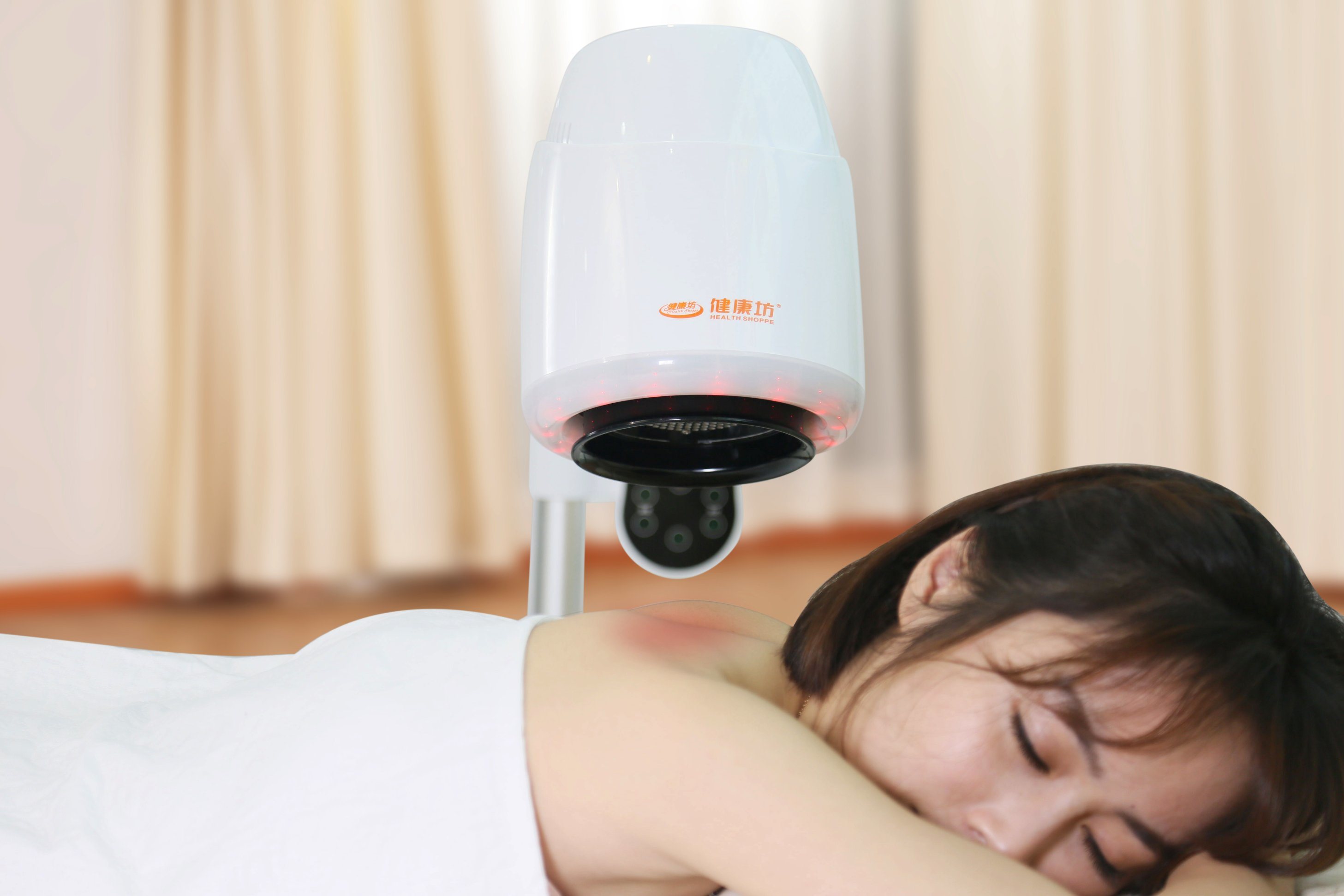 Infrared Light, White 275W 360 Rotation Heat Lamp for Relieve Joinpt Pain and Muscle Aches