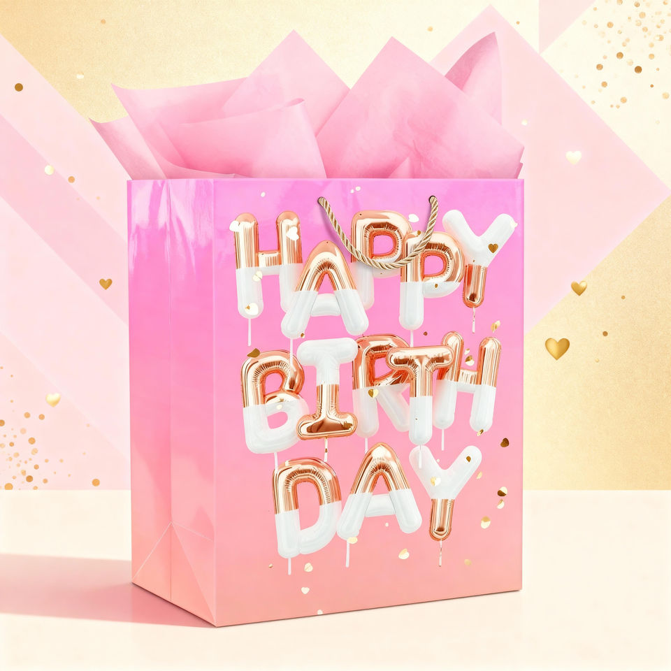 Custom Birthday Party Favor Bags Wholesale Bulk 50pcs MOQ Fast Shipping OEM Printed Paper Bags for Kids Women Men Celebration