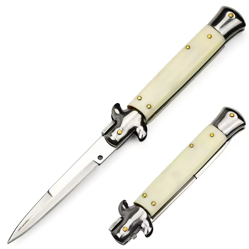 Popular Stainless Steel Folding Knife Speed Safe Open Resin Handle Fishing Camping Precision Craft Hobby Knife Ready Stock