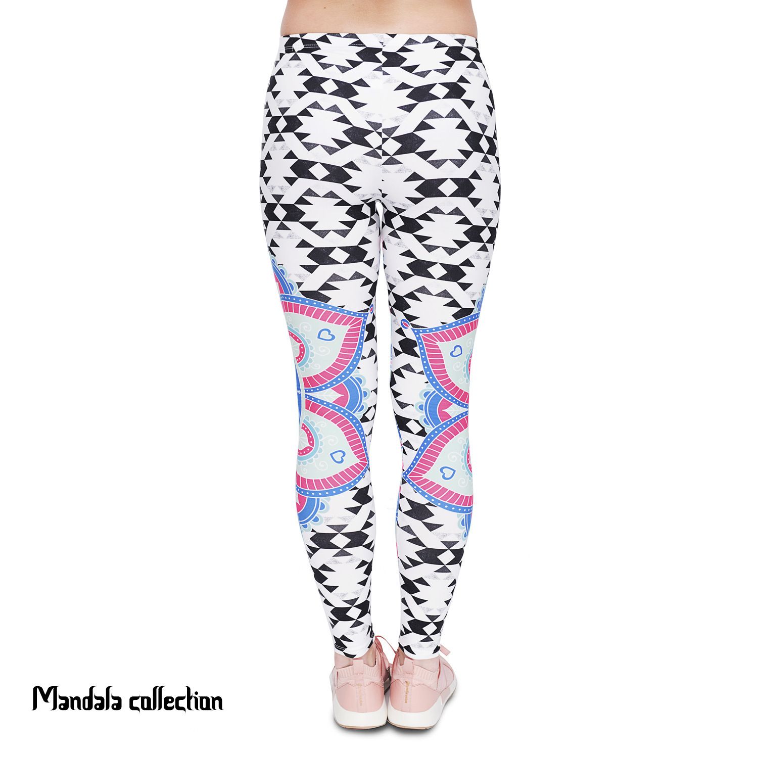 Ready to Ship Women Gym Leggings Fashioned Printed Oversize Leggings