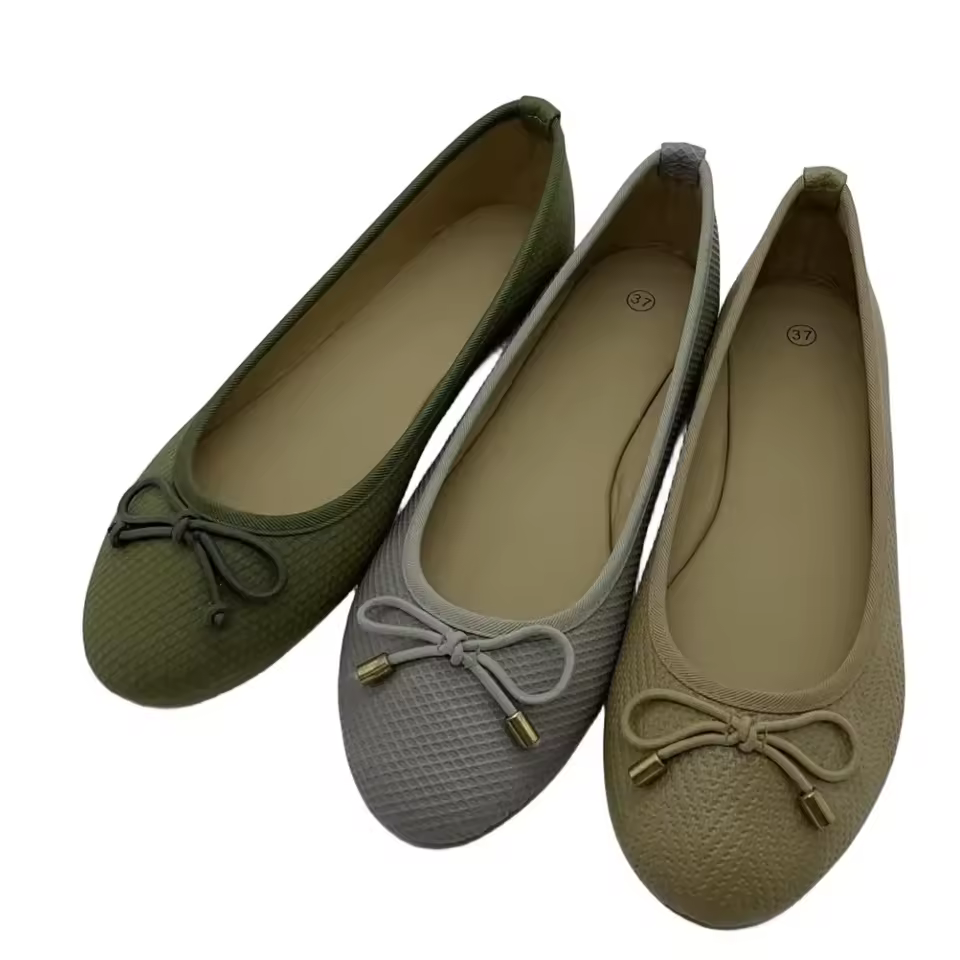 Hot Sale New Fashion Shoe Comfortable Flat Shoes Bow Tie Round Toe Women's Flats