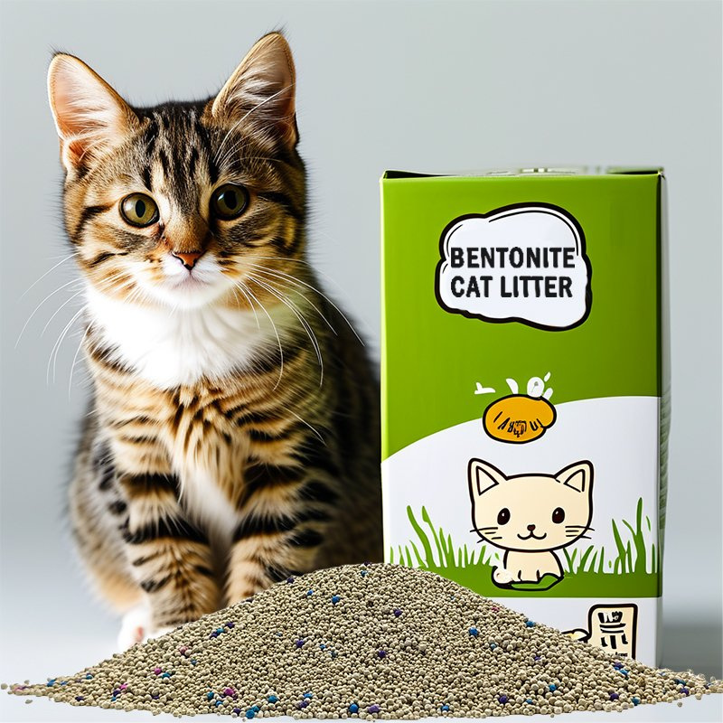 Low-Dust with Hard Clumps Non-Stick Properties and Comfortable Paw Feel for a Cleaner More Comfortable Home Bentonite Cat Litter