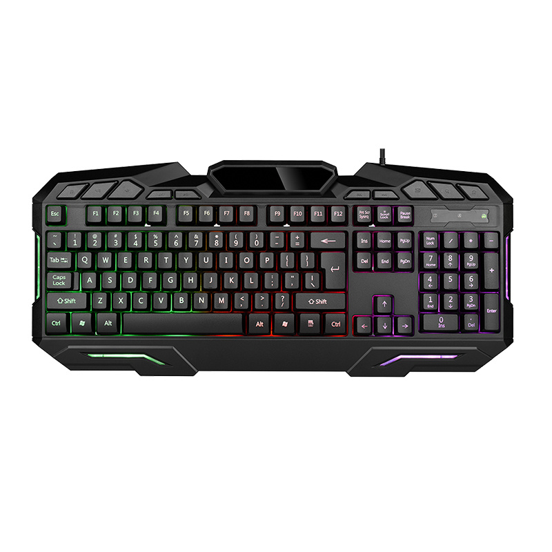 Best Selling Wired Backlight Mobile Computer Gaming Keyboard for Home Office Use