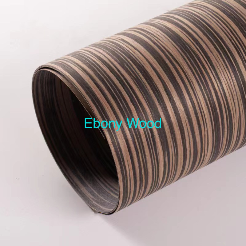 High Quality and Beloved Ebony Veneer, Used for Furniture, Decoration, Door Making, etc.