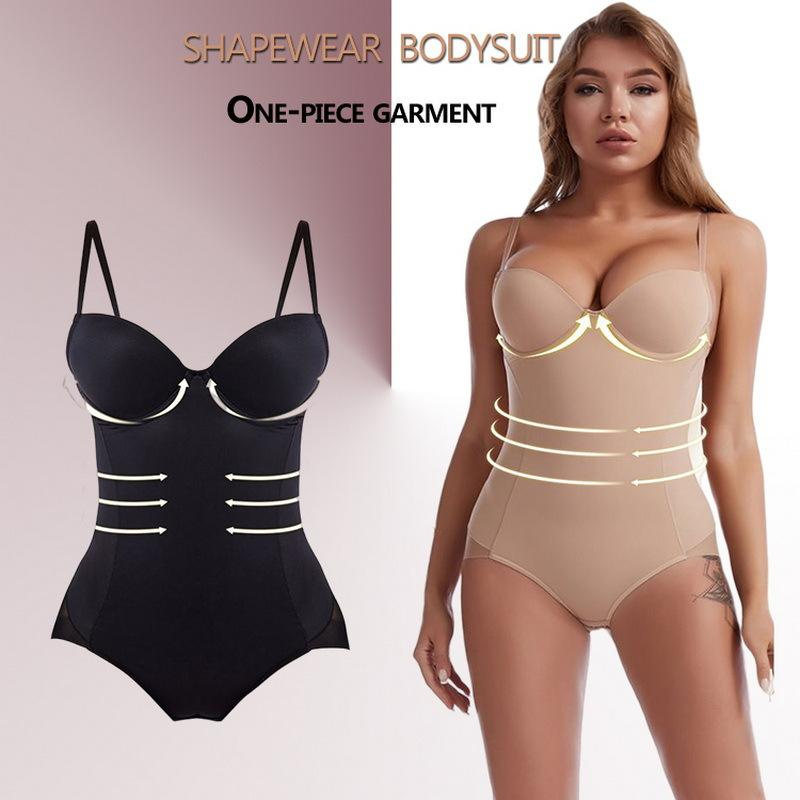 Women Tummy Control Shapewear Bodysuit Flat Belly Sheath Body Sculpting Body Shaper