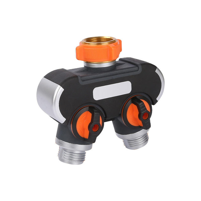 American Standard Double-Pass Faucet Valve One-To-Two Switch Diverter Joint Manufacturer Supplied Metal 1/2 Inch Faucet for Home