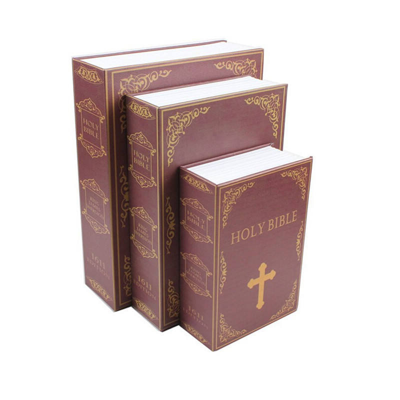 Wholesale Hidden Lock Home Dictionary Key Combination Holy Bible Book Safe