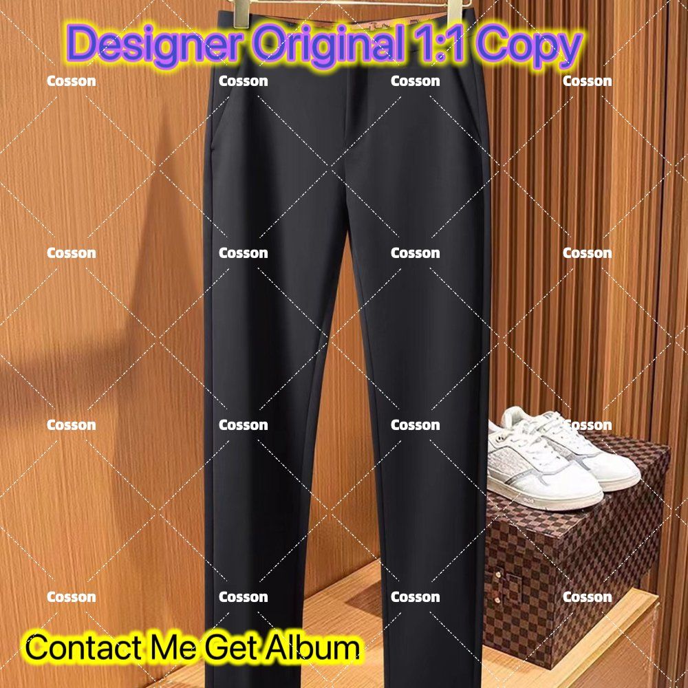 Original Quality Versatile Suitable Trendy Popular 1:1 Replica Famous Brand Copy Delicate Elegant Replica Online Handsome Comfortable Designer Men's Dress Pants