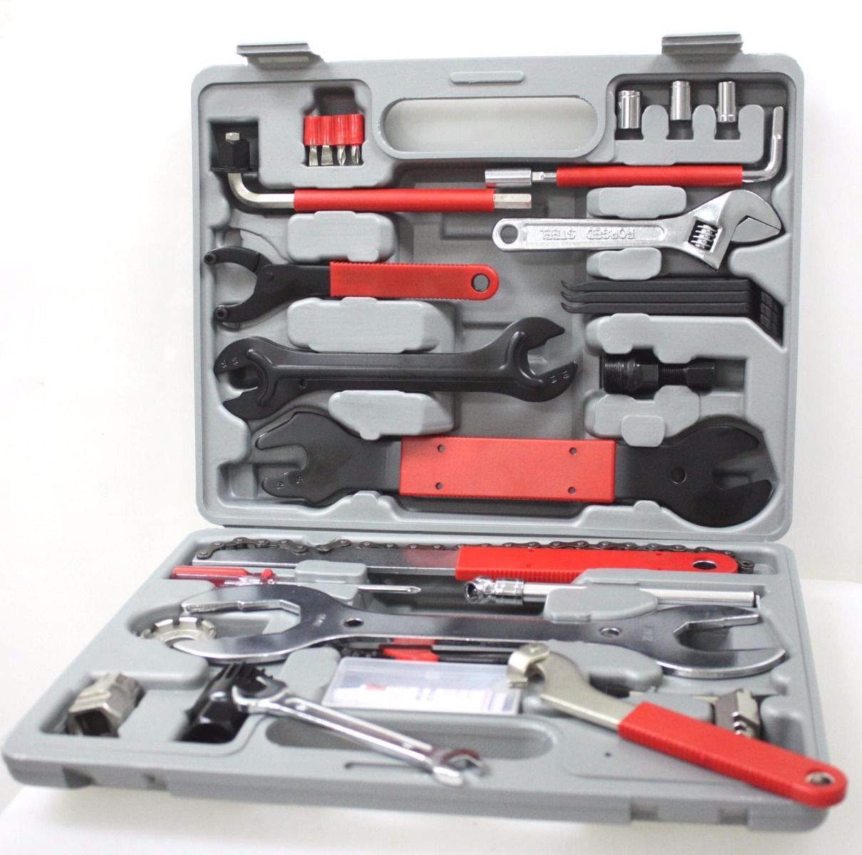 44PCS Bike Repair Tool Kits, Bicycle Tool Kit Multi-Function Tool Kit, Maintenance Tool Set with Tool Box Best Value Professional Home Bike Tool