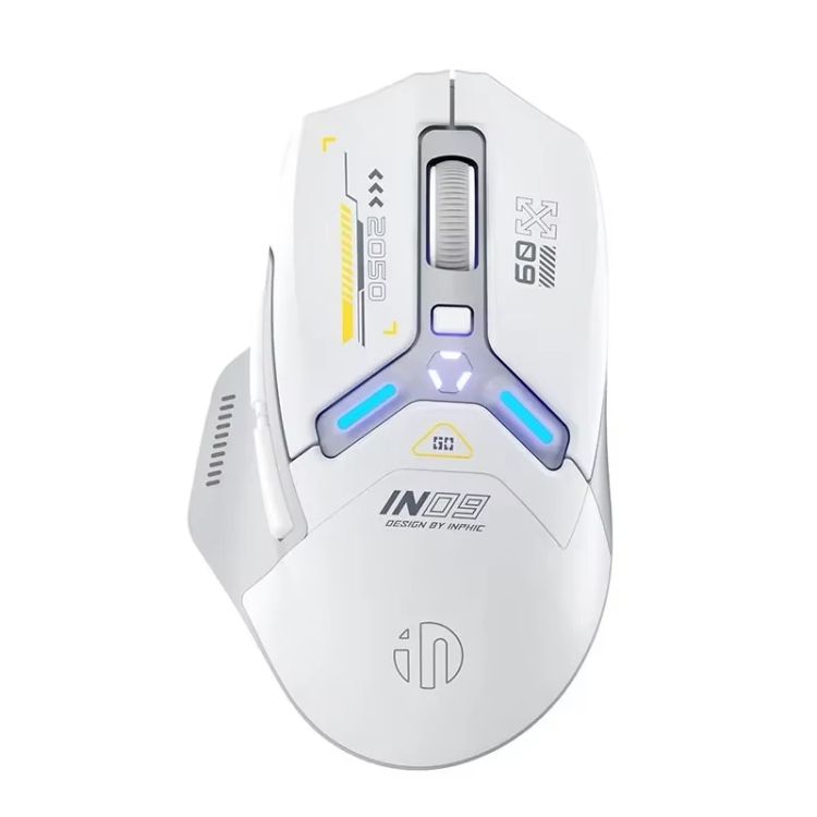 Wholesale Popular 6400/10000dpi Inphic In9 Tri-mode Wireless Gaming Office Computer Mouse Home Laptop Mouse