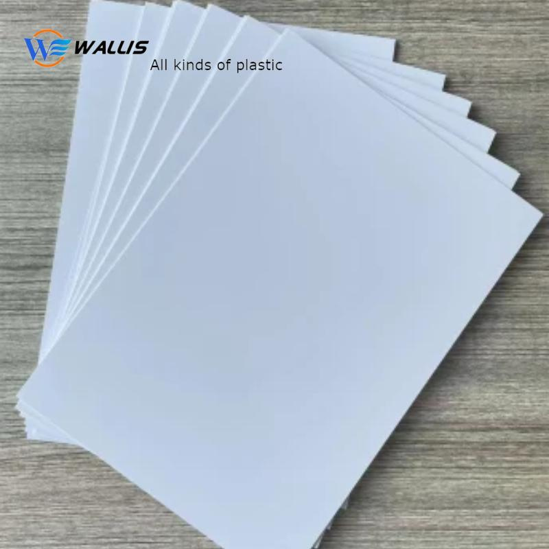 Golden Silver White PVC PC Pet Sheet Matching with Coated Overlay