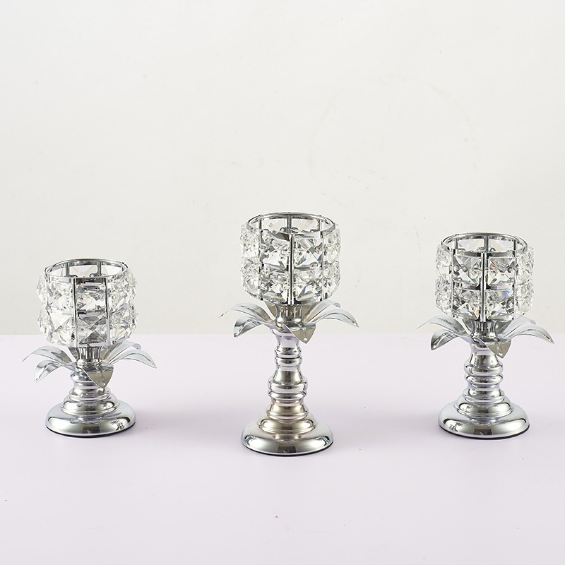 Stunning Table Centerpiece with Metal Candle Holder for Parties