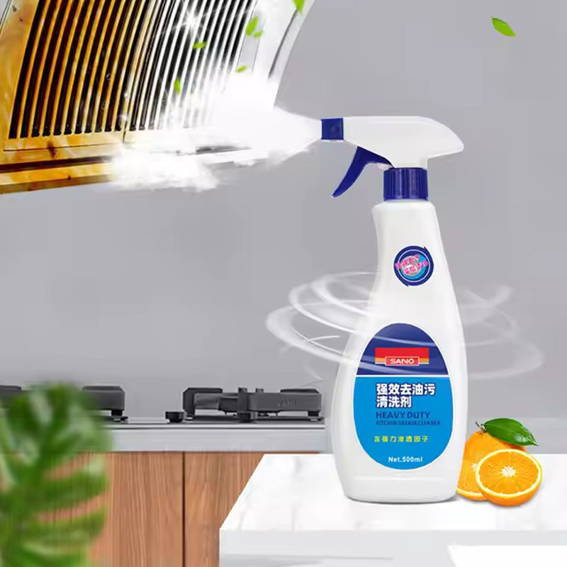 Sanvo Home Kitchen Cleaner Spray Powder-Shaped Oil Stain Cleaner 400ml Home Cleaning Products