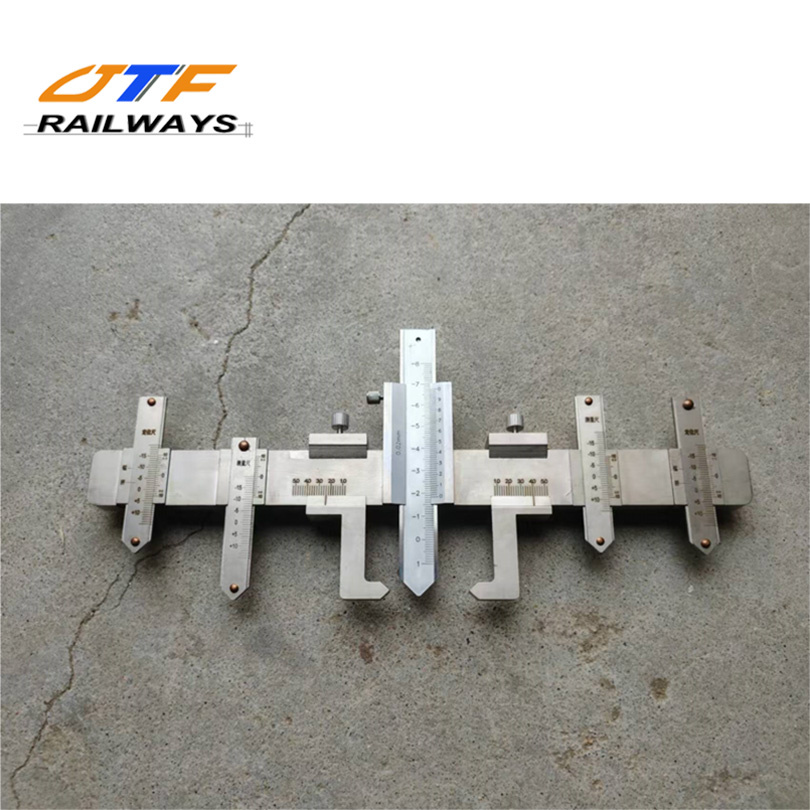 Jtzc-C Adjustable Vernier Rail Frog Abrasion Measuring Tool