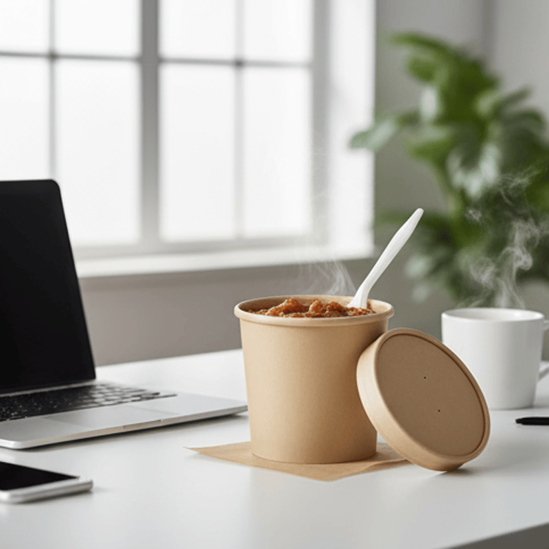 Eco-Friendly 100PCS Set of Sugarcane Fiber Tableware Reusable and Disposable Plates Bowls