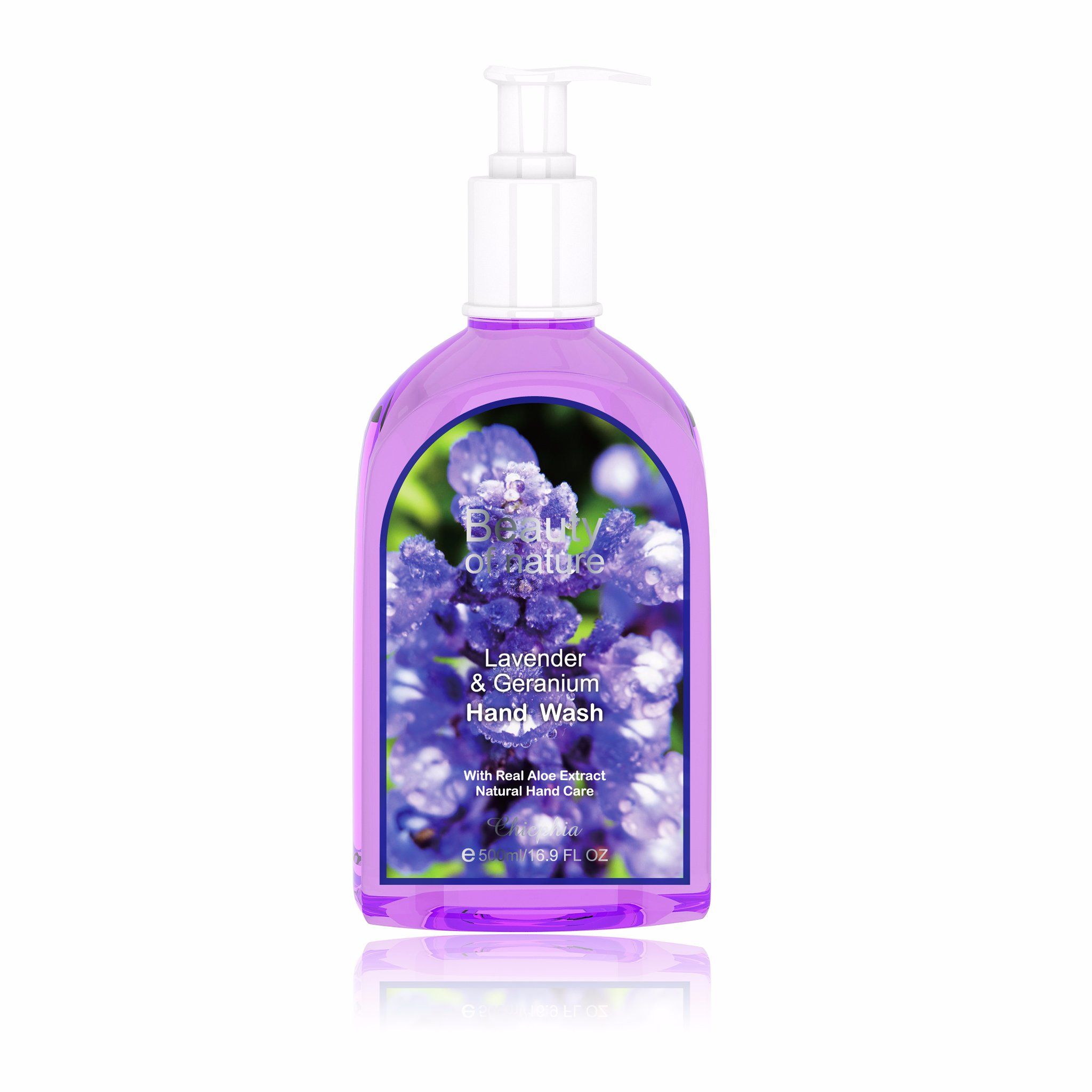 Chicphia 500ml Lavender & Geranium Liquid Hand Wash