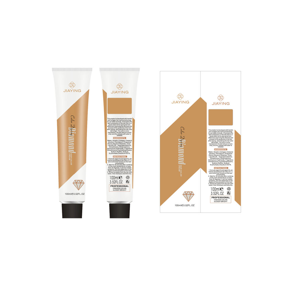 Best Selling 90g Salon Hair Dye Cream Low Ammonia Grey Hair Color For Covering Gray Hair Direct From Factory Supplier