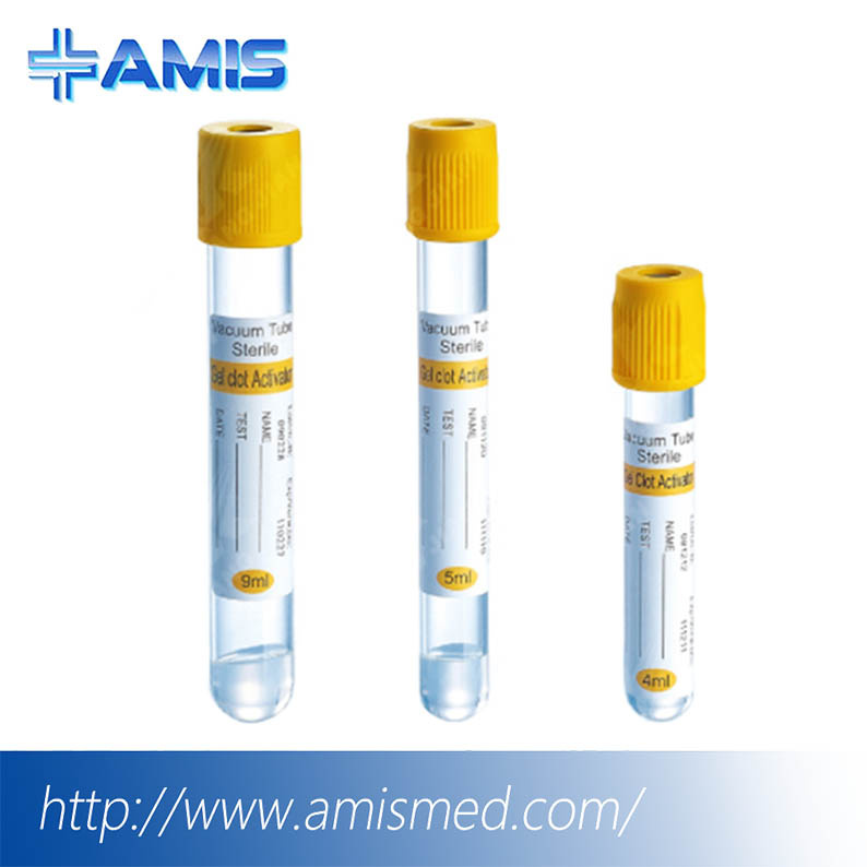 Vacuum Blood Collection Tube - Gel & Clot Activator Tube