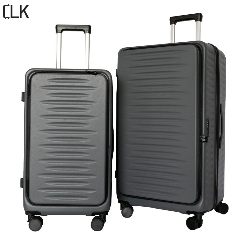 Lightweight 26/30 Inch PC Suitcase Set with Tsa Lock Sturdy Aluminum Handle Sporty Travel Luggage