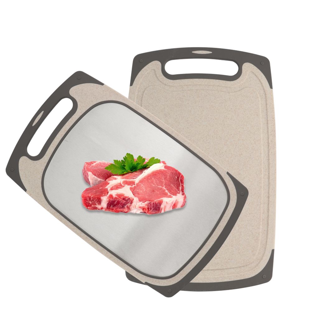Hip-Home Stainless Steel Chopping Board Meat Fruit Cutting Board