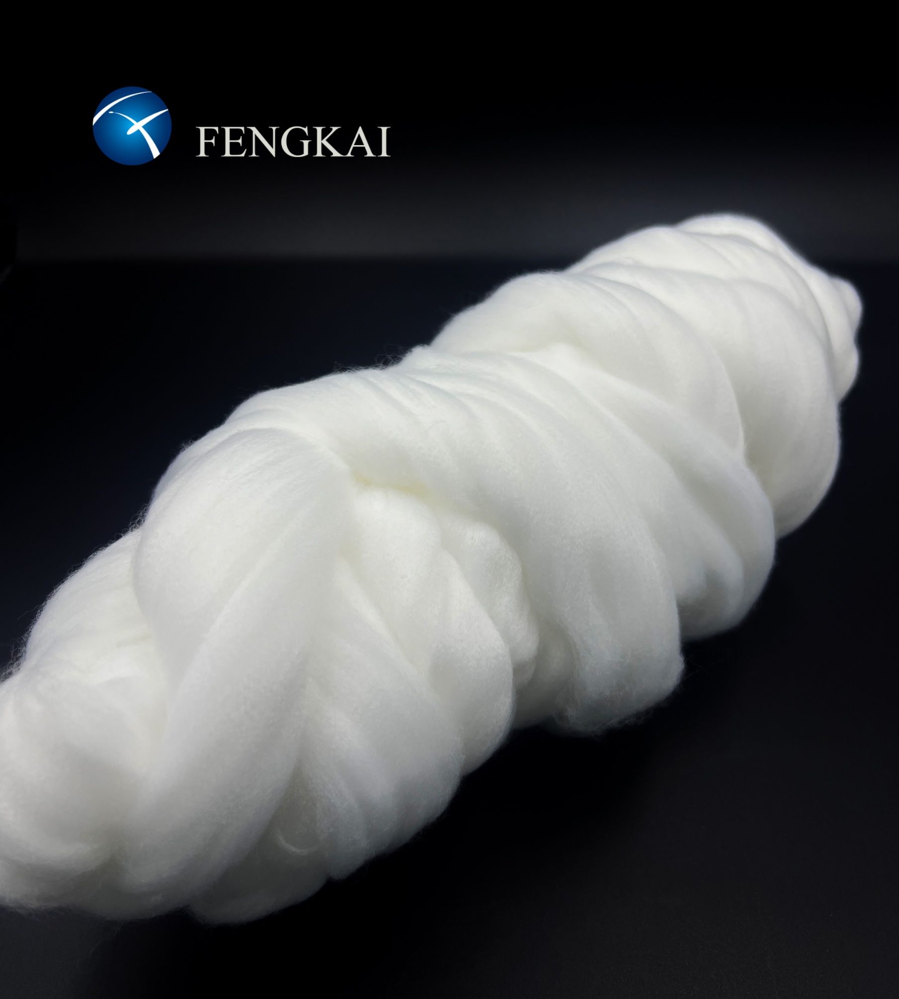 Polyester Tops Virgin Grande 3.3dtex*88mm Raw White