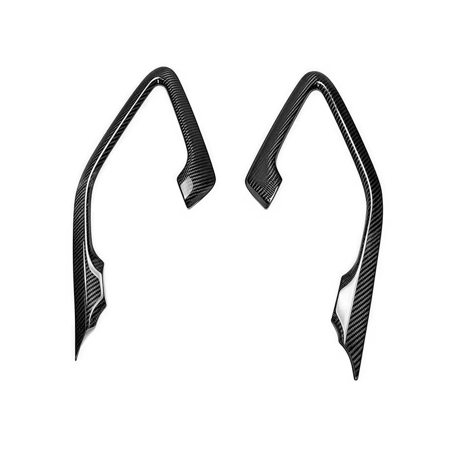 08-16 Authentic Model Developed 100% Dry Carbon Fiber Car Door Handle Trim For Nissan Gtr35 Medium Interior Inner Door Handle