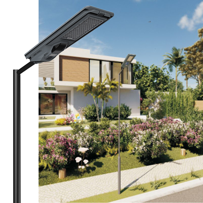 2024 Factory Direct Sales IP65 Waterproof Outdoor Safe Lighting Solar Street Lights for Roads, Gardens, Courtyards, Roads, Homes