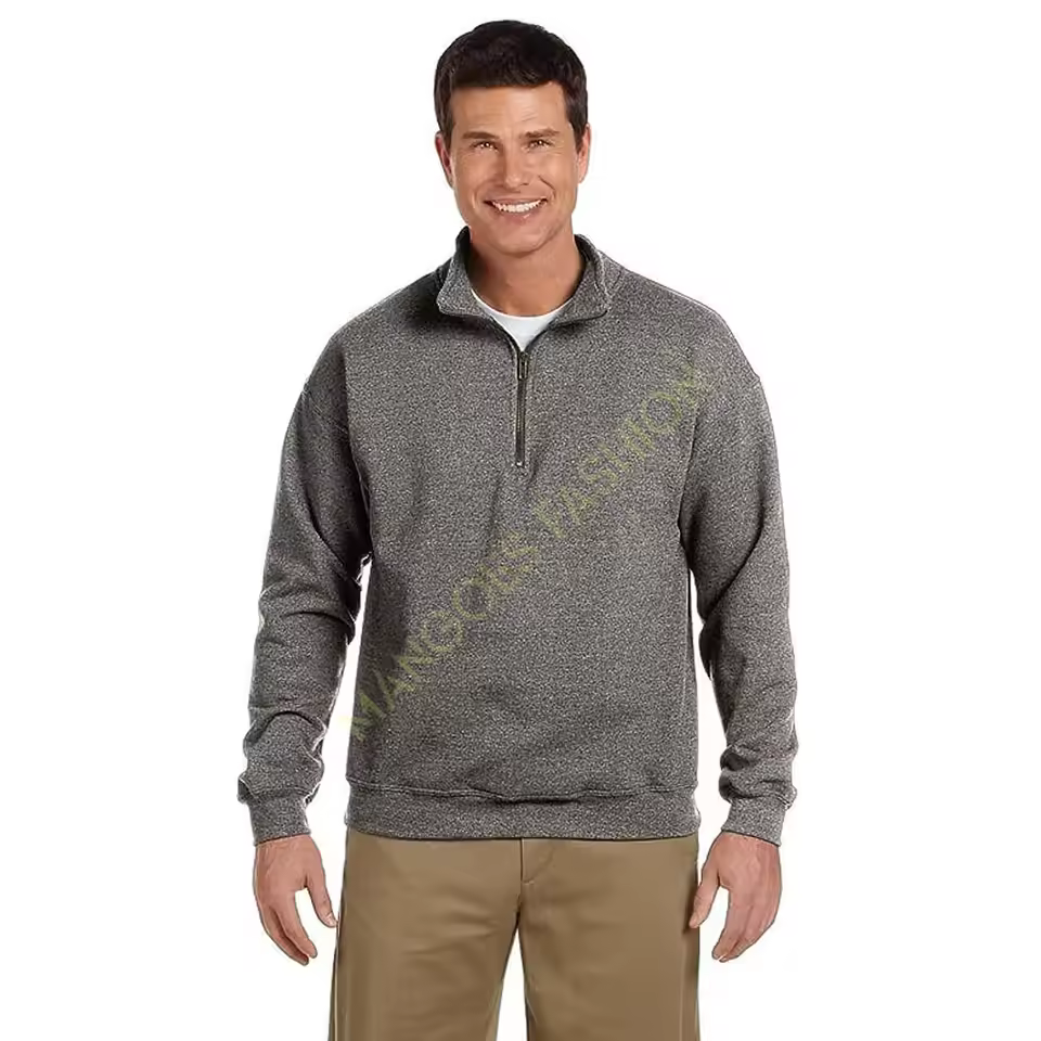 Premium Warm Zipper Sweatshirts For Men Long Sleeve Fitness Running Sports Gym Clothing With Stylish Collar Stay Stylish