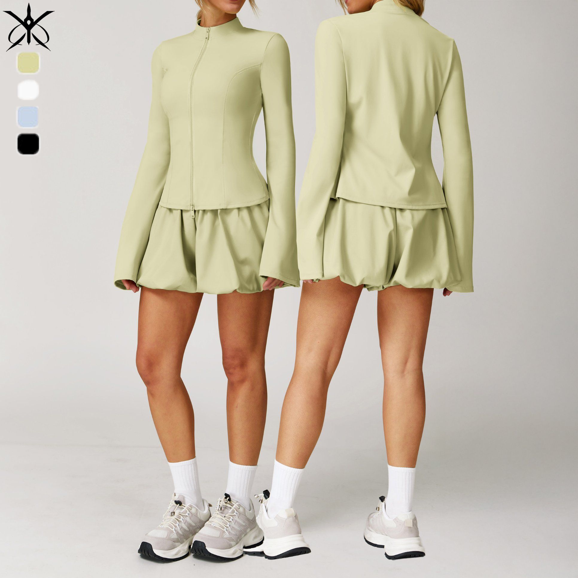 Quick-Dry Breathable Sunscreen Yoga Set for Active Women