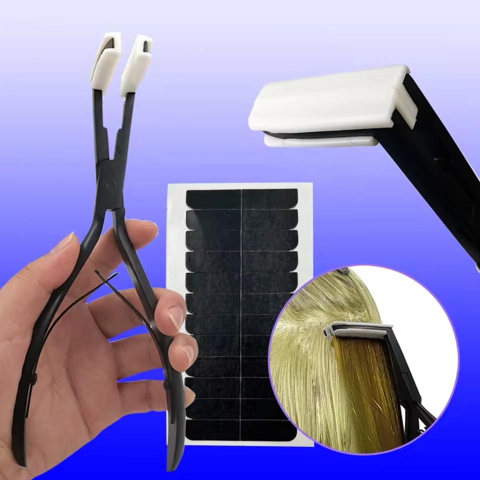 Wholesale High Top Stainless Steel Tape Sealing Pliers Hair Extension Tools Deck Shape Tape In Hair Extensions Pliers