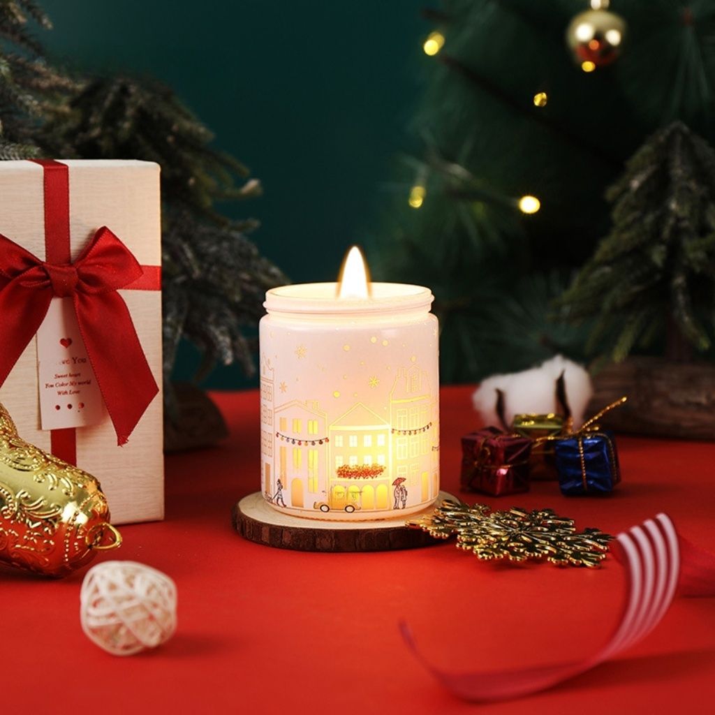 Wholesale Christmas Candle Soy Wax Scented Candles Home Decoration Gifts