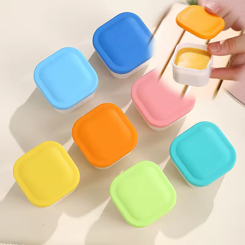 Travel Picnics Little Plastic Salad Snack Container 1pc Pp-made Sauce Dip Lunch Box For On-the-go Dining