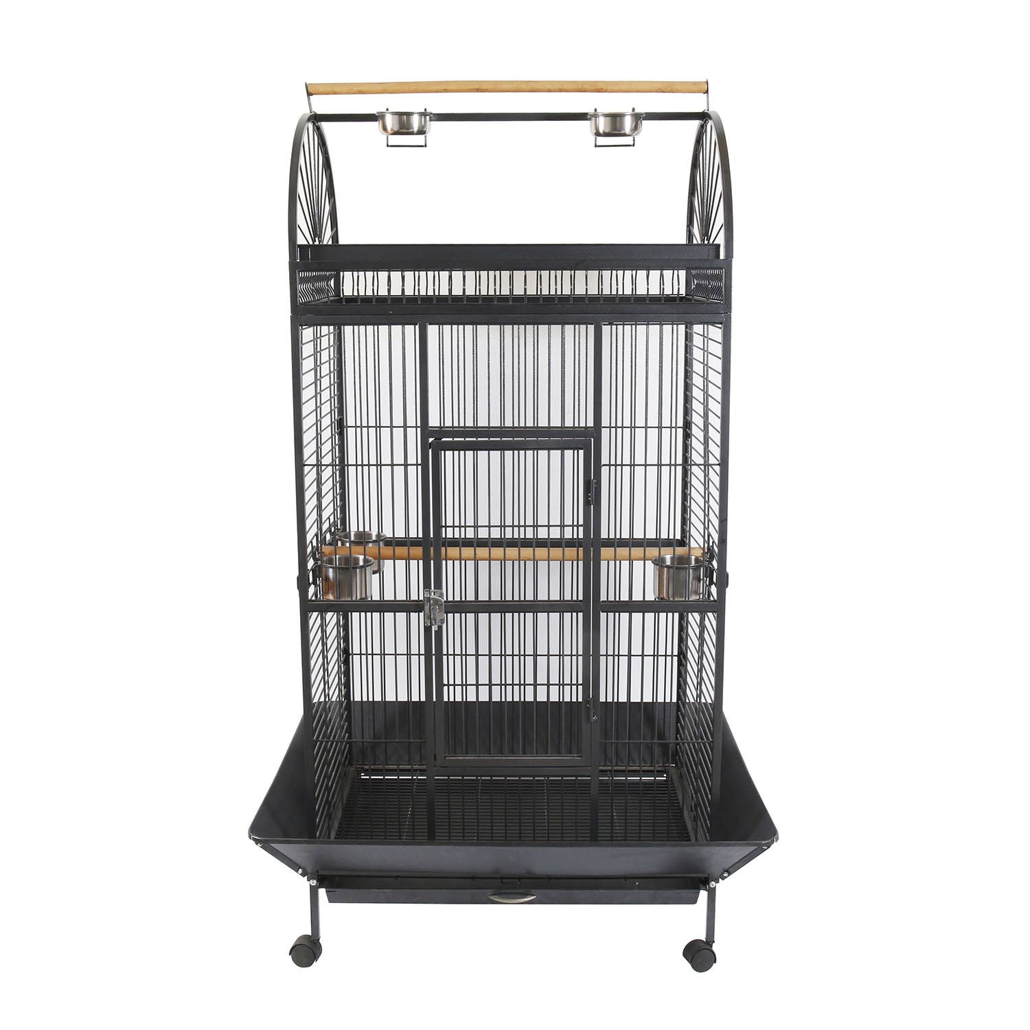 Bangke Parrot Cage Wholesale High-Quality Metal Square Birds Nest Metal Home Bird Breeding Travel Portable Pet Wire House