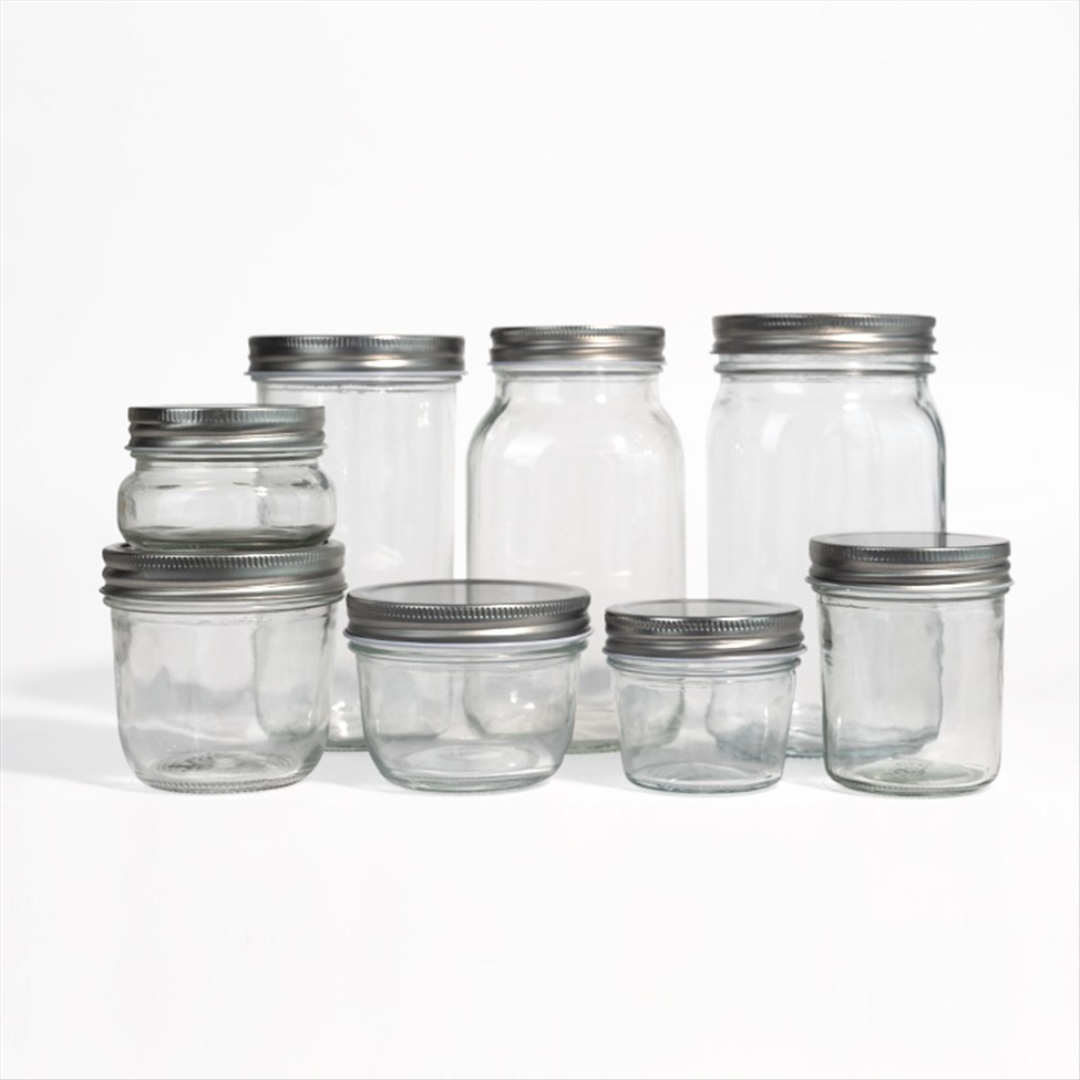Low MOQ Canning Storage Pickle Cookie Canning Glass Container with Airtight Lid