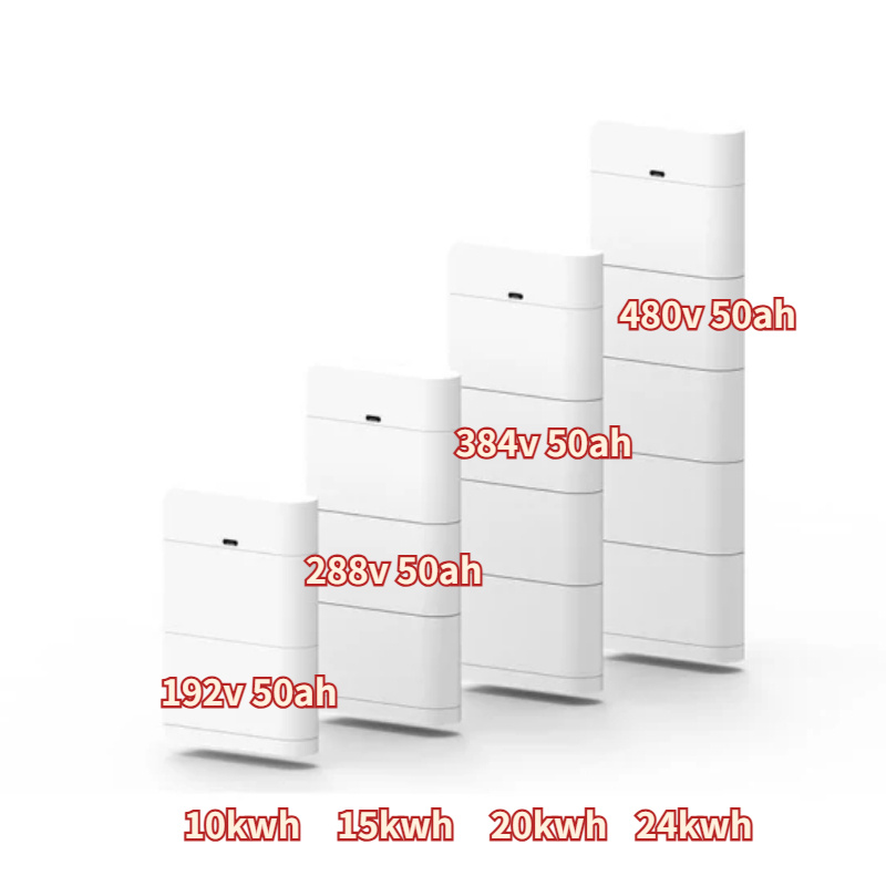 2024 Stacked Battery Kit 512V 10.24kwh 25.6kwh LiFePO4 Ess Hv Stackable Battery Home Energy Storage 6000 Cycles
